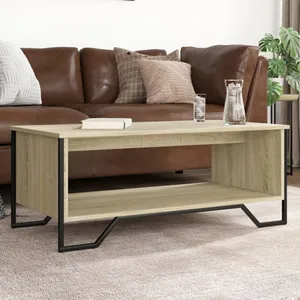 vidaXL Table basse chêne sonoma 100x51x40 cm bois d'ingénierie pas cher