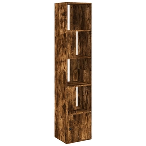 vidaXL Bibliothèque chêne fumé 40x36x189 cm bois d'ingénierie pas cher