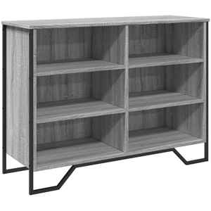 vidaXL Buffet sonoma gris 101x35,5x74,5 cm bois d'ingénierie pas cher