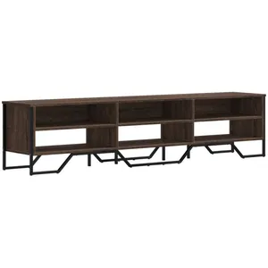 vidaXL Meuble TV chêne marron 180x34x41 cm bois d'ingénierie pas cher