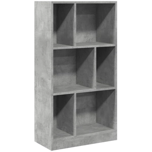 vidaXL Bibliothèque gris béton 57x28,5x107,5 cm bois d'ingénierie pas cher