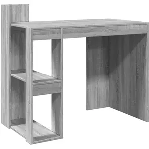 Comparateur de prix : vidaXL Bureau sonoma gris 103,5x56,5x94 cm bois d'ingénierie