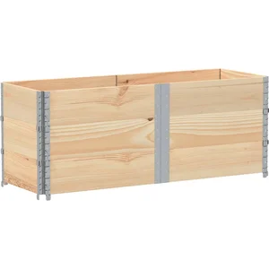 vidaXL Jardinière 150x50 cm bois de pin massif pas cher