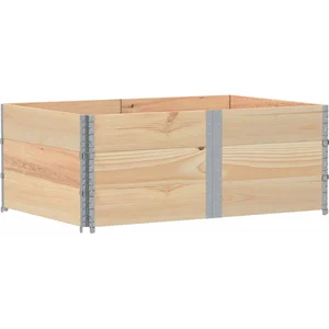 vidaXL Jardinière 150x100 cm bois de pin massif pas cher
