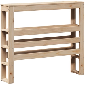 vidaXL Tête de lit avec étagères 75 cm bois massif de pin pas cher
