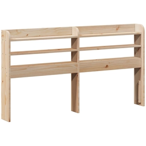 vidaXL Tête de lit avec étagères 160 cm bois massif de pin pas cher