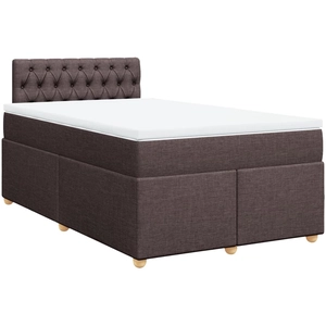 vidaXL Sommier à lattes de lit avec matelas Marron foncé 80x200 cm pas cher