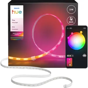 Philips Hue Flux strip - Verlenging 2 m - Wit pas cher