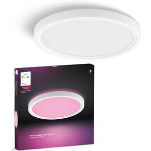 Panneau LED Philips Hue Devote 30 cm Ambiance Blanche et Couleur 2000 lumens pas cher