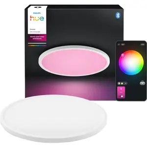 Philips, Applique + plafonnier, Panneau LED mince lumière blanche et c... pas cher