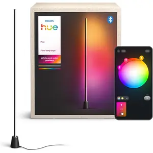 Philips Hue, Lampadaire, Play smarte Stehleuchte, Weiss & Farbverläufe, App- & Sprachsteuerung pas cher
