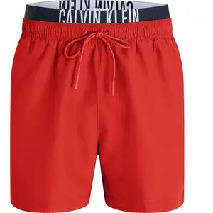 Calvin Klein Jeans Short De Bain Medium Double Wb pas cher