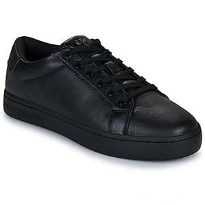 Calvin Klein, Hommes, Baskets, Black Polyurethane Men Sneaker, Noir, (44) pas cher