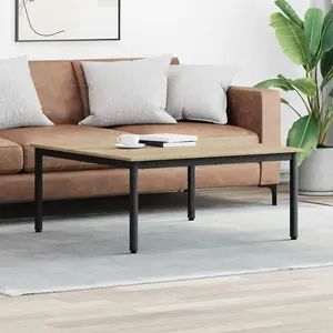 vidaXL vidaXL Table basse Sonoma 100 x 100 x 45 cm Bois d'ingénierie pas cher