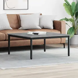 vidaXL Table basse Gris Sonoma 100 x 100 x 45 cm Bois d'ingénierie pas cher