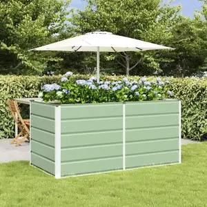 Comparateur de prix : vidaXL Vidaxl Jardinière Vert 160 X 80 X 75 Cm Acier