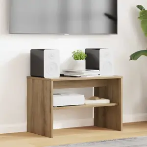 Comparateur de prix : vidaXL Meuble TV Chêne artisanal 60 x 35 x 40 cm Bois d'ingénierie