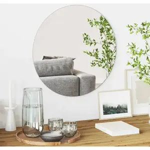Comparateur de prix : vidaXL vidaXL Miroir mural Ø 50 cm verre trempé