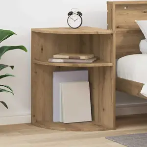 vidaXL vidaXL Table d'appoint Chêne artisanal 39,7 x 39,7 x 60 cm pas cher