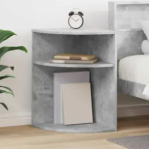 vidaXL vidaXL Table d'appoint Gris béton 39,7 x 39,7 x 60 cm pas cher