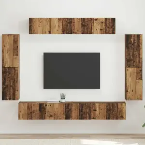 vidaXL 4 pcs Bois Ancien pas cher