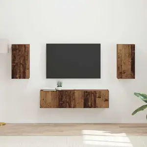 vidaXL 2 pcs Bois Ancien pas cher