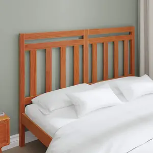 vidaXL Tête de lit avec tête de lit Cire marron 145,5 x 100 cm pas cher