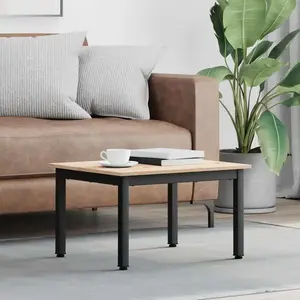 vidaXL vidaXL Table basse Naturel 60 x 50 x 36 cm Bois de pin massif pas cher