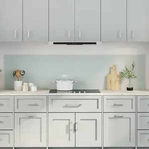 Comparateur de prix : vidaXL Protection de cuisine 2 pcs Blanc 100 x 50 cm verre trempé