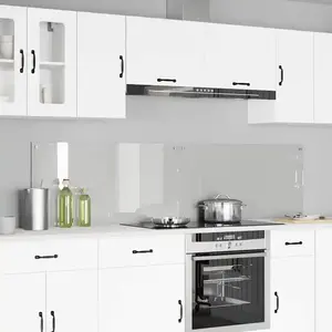 vidaXL Protection de cuisine Transparent 100 x 50 x 0.8 cm pas cher