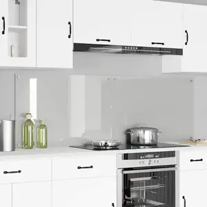 vidaXL Protection de cuisine Transparent 90 x 60 x 0.8 cm verre trempé pas cher