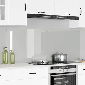 vidaXL Protection de cuisine Transparent 80 x 60 x 0.8 cm verre trempé pas cher