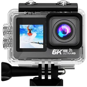 Lipa AT-M82TR 6K actioncamera IPS Wifi - Action camera waterdicht - Nachtvisie - Sony IMX sensor - 21 accessoires- 6K resolutie - Dual Screen - SD tot 256 GB - Remote -6K 30 FPS - EIS - +SD 16 GB - Alternatief GoPro pas cher