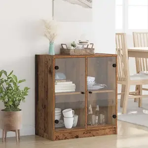 vidaXL Vidaxl Meuble D'appoint Bois Ancien 68 X 37 X 75,5 Cm
