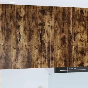 vidaXL Armoire de cuisine Chêne fumé 30 x 31 x 100 cm pas cher