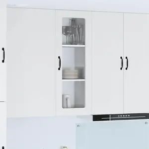 vidaXL Armoire de cuisine Blanc 40 x 31 x 100 cm Bois d'ingénierie pas cher