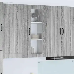 Comparateur de prix : vidaXL Armoire de cuisine Gris Sonoma 40 x 31 x 100 cm