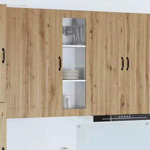 vidaXL Vidaxl Meuble Mural De Cuisine Chêne Artisanal 40 X 31 X 100 Cm pas cher