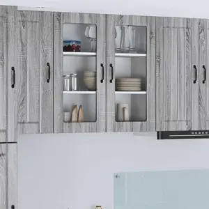 vidaXL Armoire de cuisine Gris Sonoma 80 x 31 x 80 cm pas cher