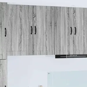 vidaXL Armoire de cuisine Gris Sonoma 40 x 31 x 80 cm pas cher