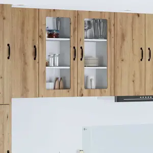 vidaXL Vidaxl Meuble Mural De Cuisine Chêne Artisanal 40 X 31 X 80 Cm pas cher
