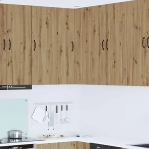 vidaXL Meuble mural de cuisine Chêne artisanal 57 x 57 x 100 cm pas cher