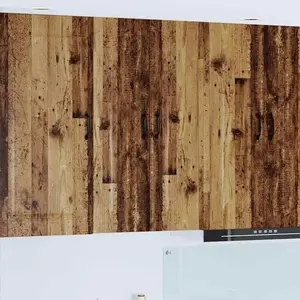 vidaXL Meuble mural de cuisine avec porte Bois Ancien 60 x 31 x 100 cm pas cher