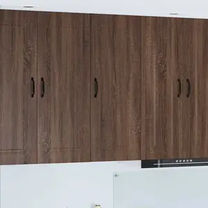vidaXL Meuble mural de cuisine avec porte Chêne brun 40 x 31 x 100 cm pas cher