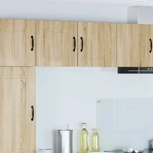 vidaXL Meuble mural de cuisine avec porte Chêne Sonoma 40 x 31 x 40 cm pas cher