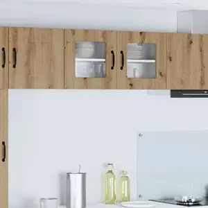 vidaXL Meuble mural de cuisine Chêne artisanal 80 x 31 x 40 cm pas cher