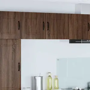 vidaXL Meuble mural de cuisine avec étagère Chêne brun 40 x 31 x 40 cm pas cher