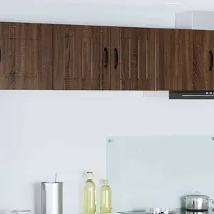 vidaXL Vidaxl Meuble Mural De Cuisine 2 Pcs Chêne Brun 40 X 31 X 40 Cm pas cher
