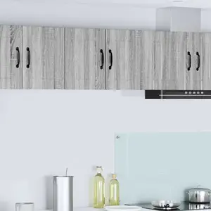 Comparateur de prix : vidaXL Vidaxl Meuble Mural De Cuisine Gris Sonoma 30 X 31 X 40 Cm