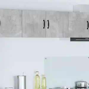 vidaXL Armoire de cuisine Lucca Gris béton 40 x 31 x 40 cm pas cher